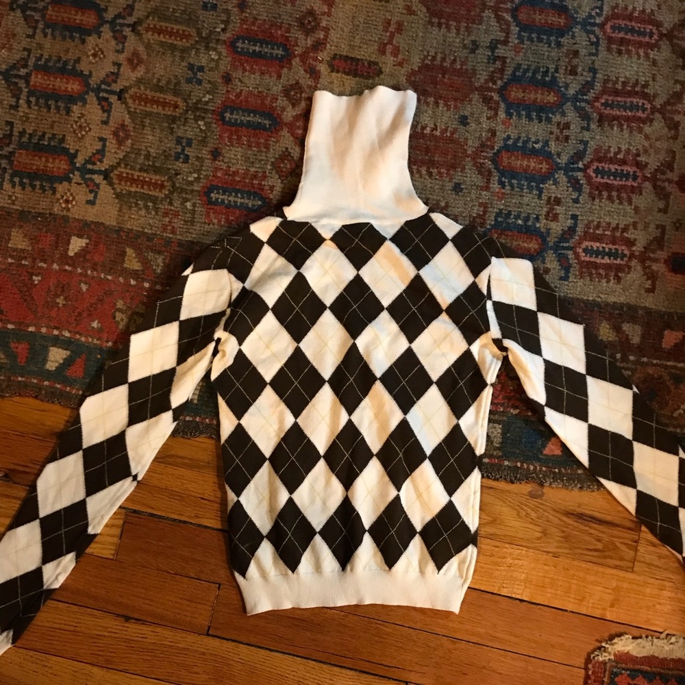 XS Burberry Argyle Sweater